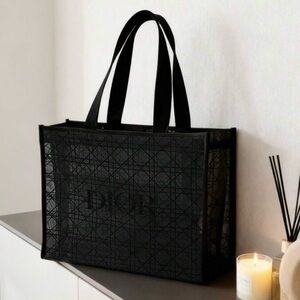SALE TODAY!! Black Dior see-through Tote Bag